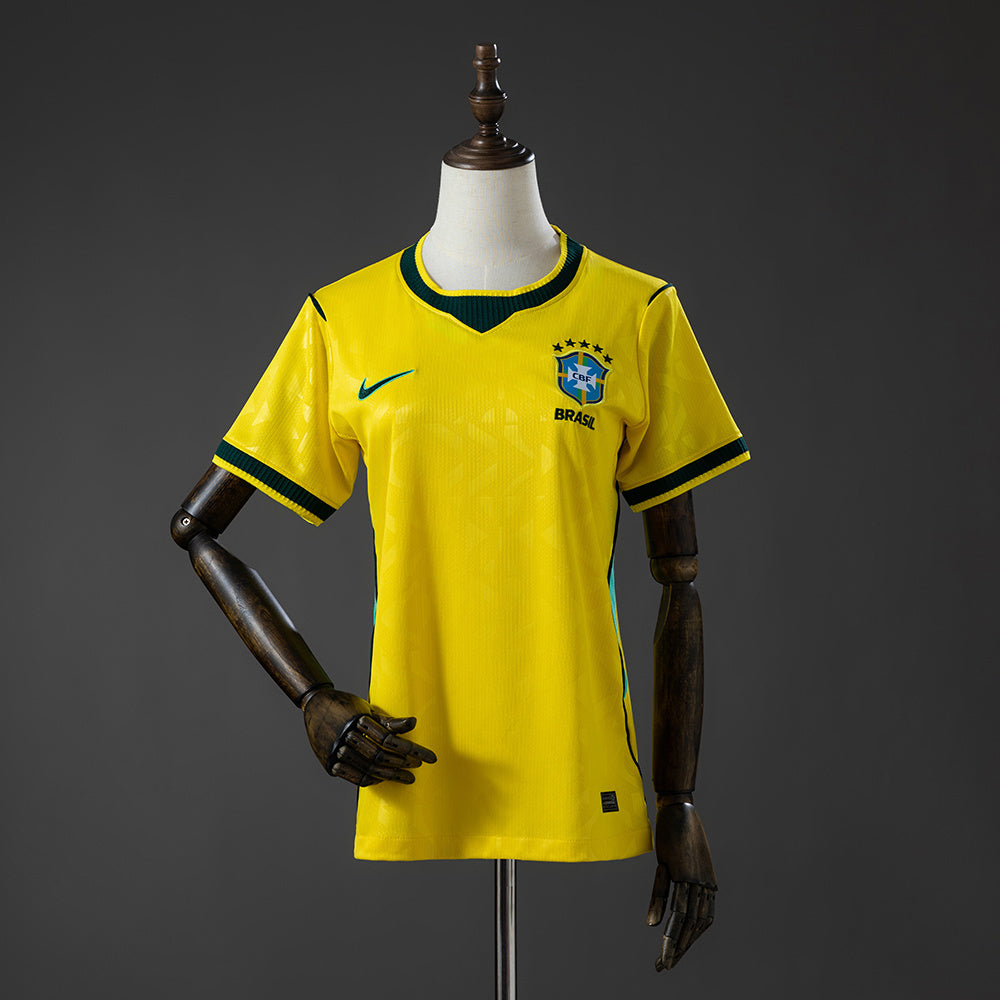 Camisa Brasil Home | 25/26 Torcedor Nike Feminina - Amarelo