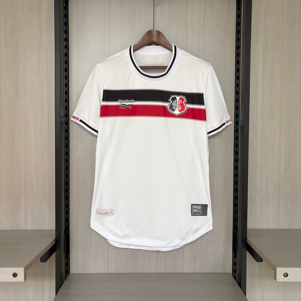 Camisa Santa Cruz 26/27 - Torcedor Branca com Faixa