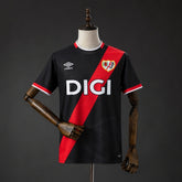 Camisa Rayo Vallecano 26/27 - Torcedor Preta e Vermelha
