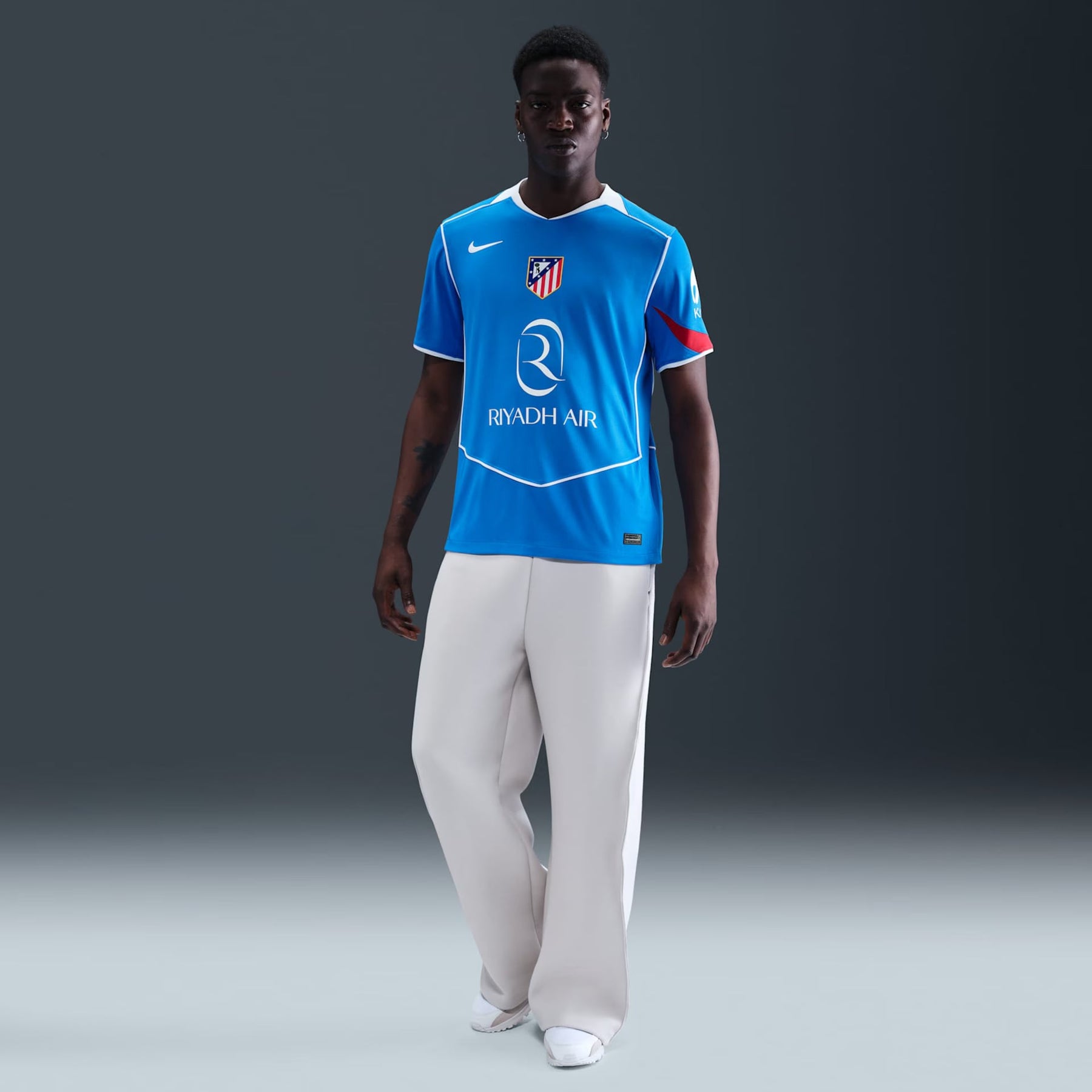 Camisa Atlético de Madrid III 25/26 - Torcedor Nike Masculina - Azul