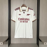 Camisa Arsenal 25/26 - Torcedor Branca