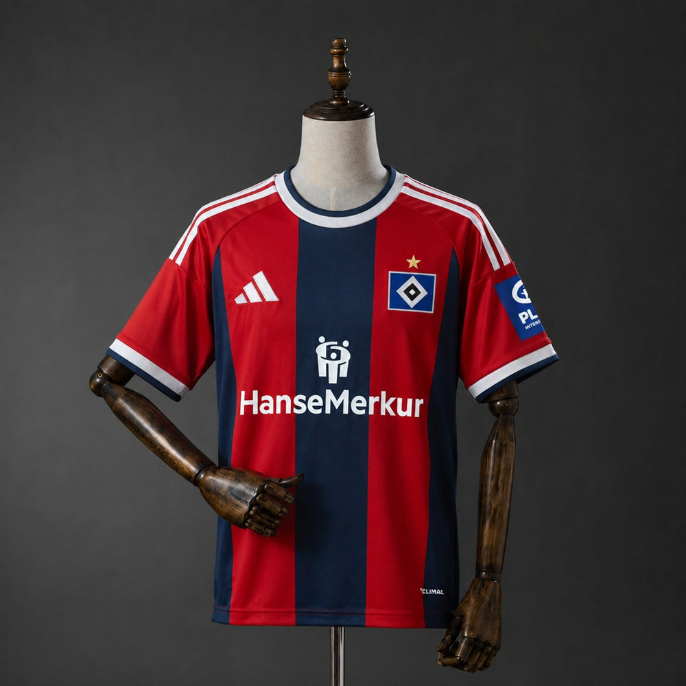 Camisa Hamburgo 26/27 - Torcedor Vermelha e Branca