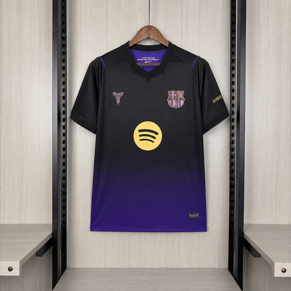 Camisa Barcelona 26/27 - Torcedor Preta e Roxa