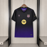 Camisa Barcelona 26/27 - Torcedor Preta e Roxa