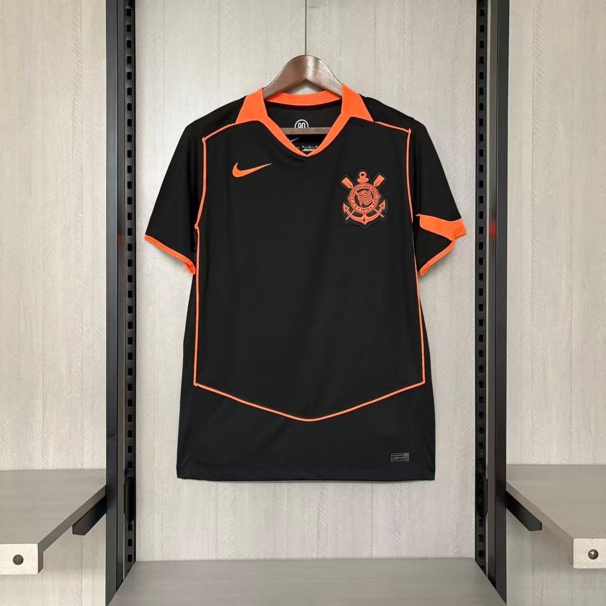 Camisa Corinthians 25/26 - Torcedor Preta e Laranja