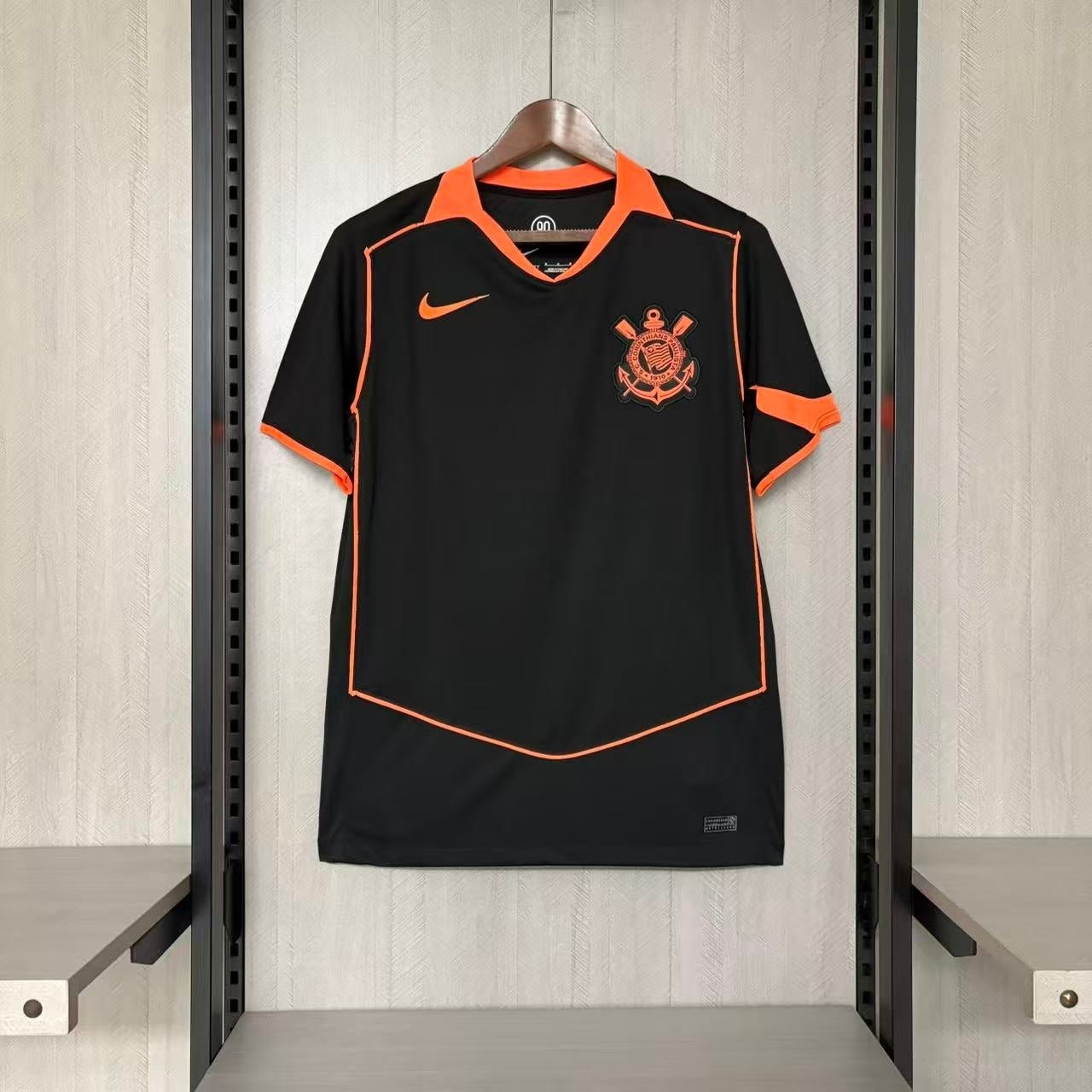 Camisa Corinthians 25/26 - Torcedor Preta e Laranja