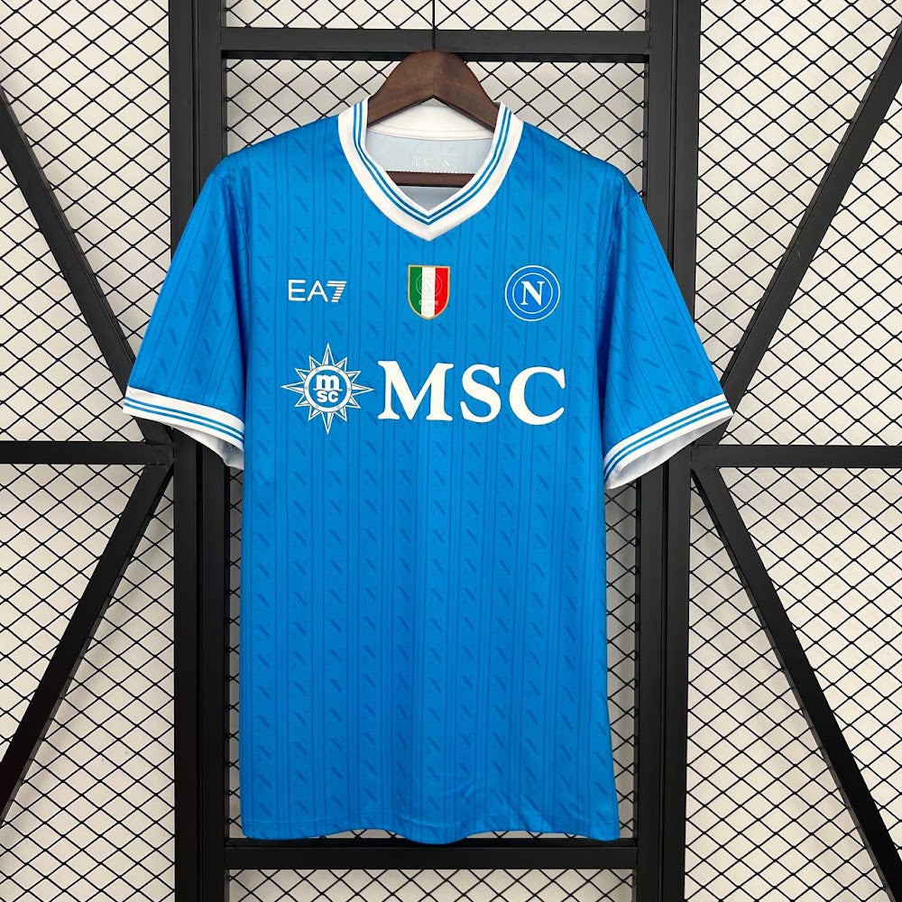 Camisa Napoli 25/26 - Torcedor Azul Clara