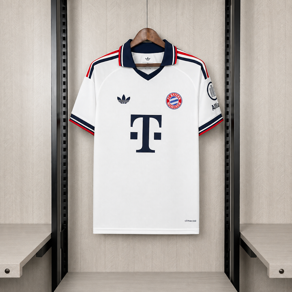 Camisa Bayer de Munique 26/27 - Torcedor Branca