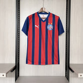 Camisa Bahia 25/26 - Torcedor Azul e Vermelha Listrada