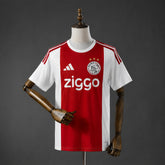 Camisa Ajax 26/27 - Torcedor Vermelha e Branca Listrada
