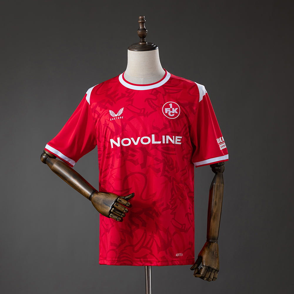 Camisa Kaiserslautern 26/27 - Torcedor Vermelha e Branca