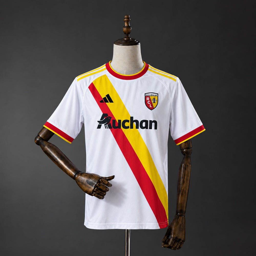 Camisa Lens 26/27 - Torcedor Branca e Vermelha