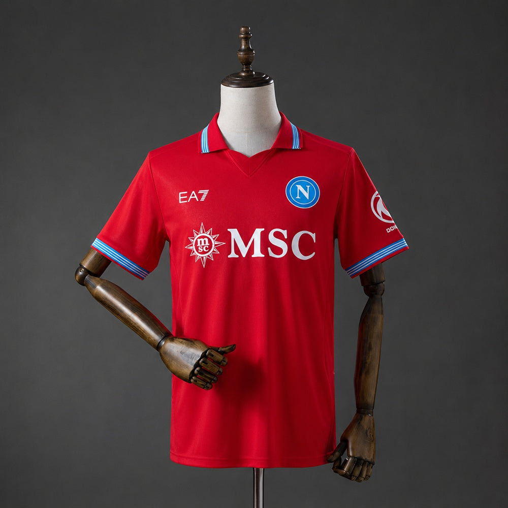 Camisa Napoli 26/27 - Torcedor Vermelha