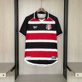 Camisa Santa Cruz 26/27 - Torcedor Preta Vermelha e Branca Listrada