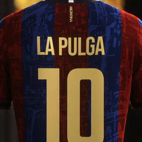 Camisa Barcelona La Pulga 2024 Edição Legends Messi