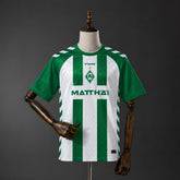Camisa Werder Bremer 26/27 - Torcedor Verde e Branca Listrada