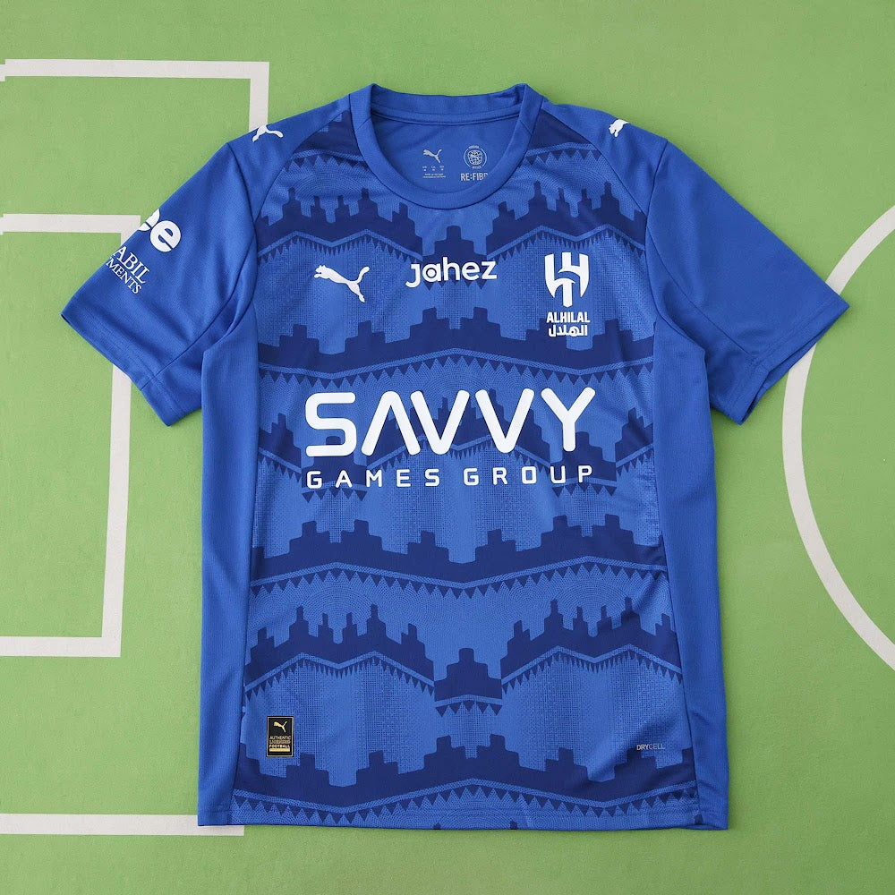 Camisa Al Hillal 25/26 - Torcedor Azul Estampada