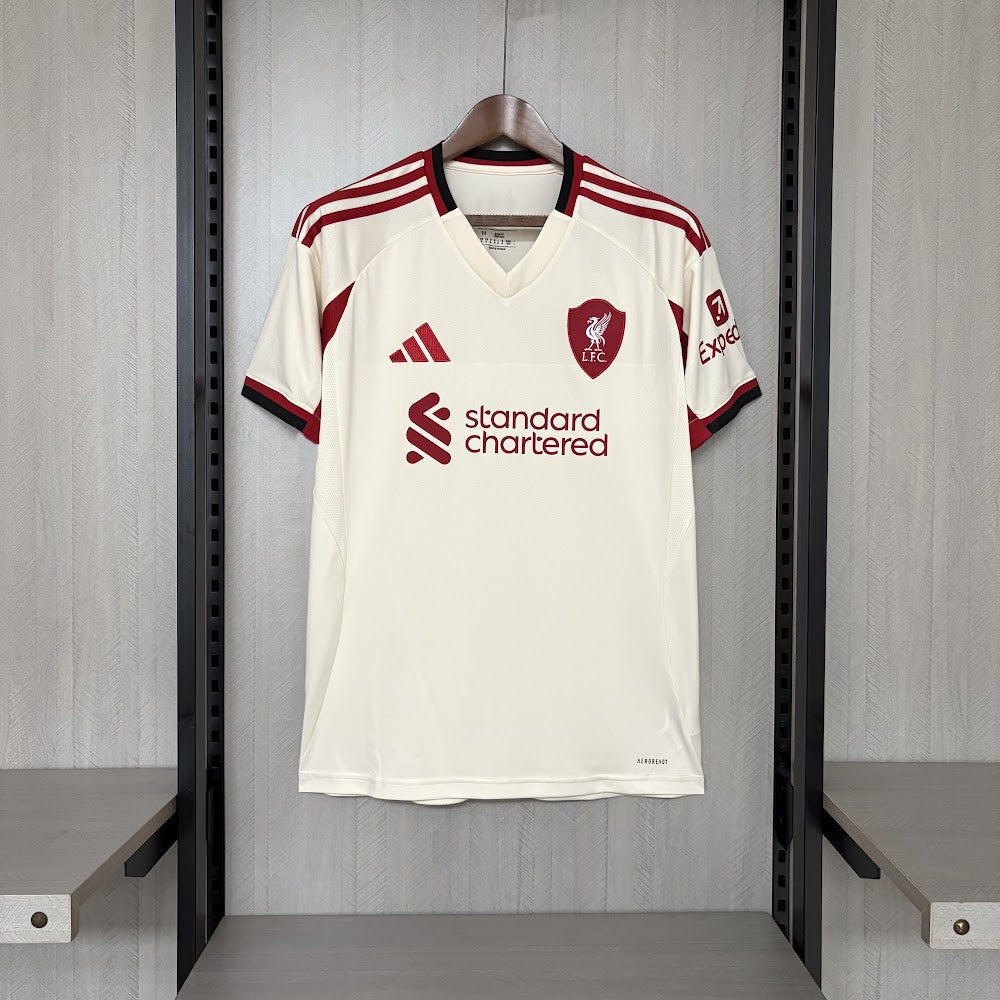 Camisa Liverpool 25/26 - Torcedor Bege