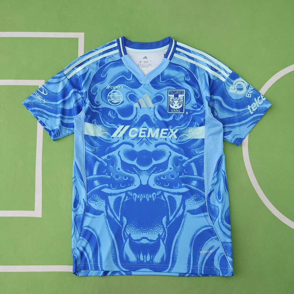 Camisa Tigres 25/26 - Torcedor Azul Estampada