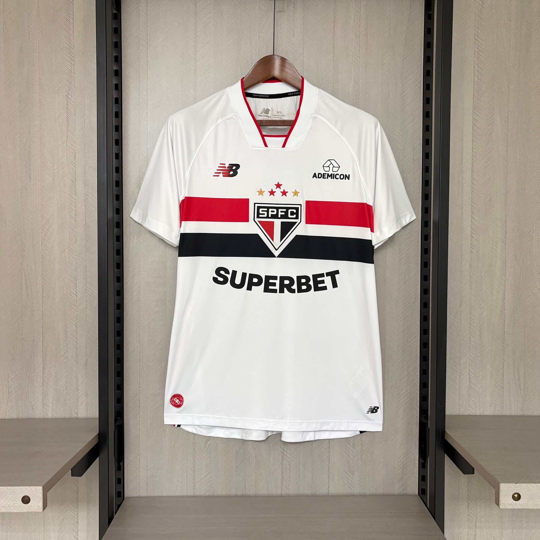 Camisa São Paulo 26/27 - Torcedor Branca com Detalhes Pretos