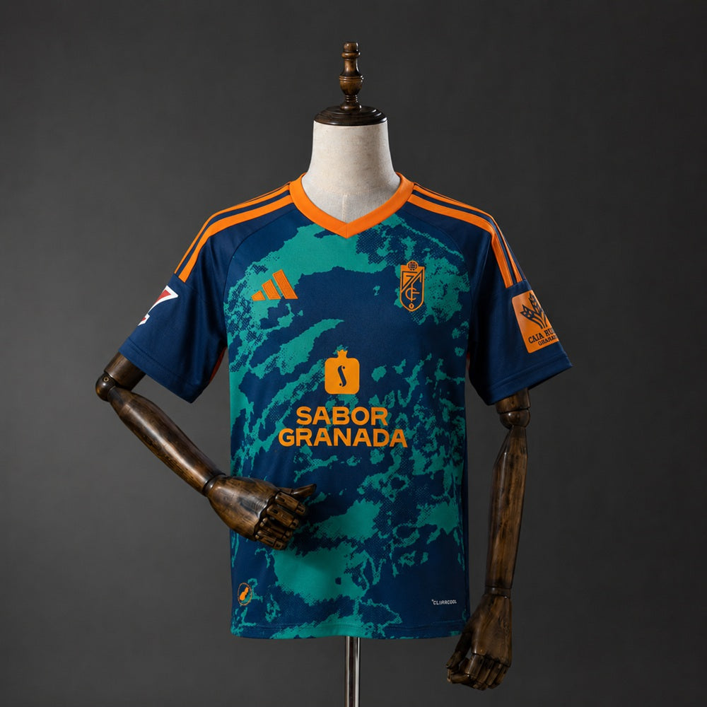 Camisa Granada 26/27 - Torcedor Verde-Azulada Estampada