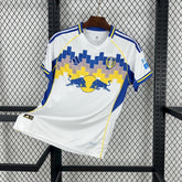 Camisa Leeds United 25/26 - Torcedor Branca Estampada