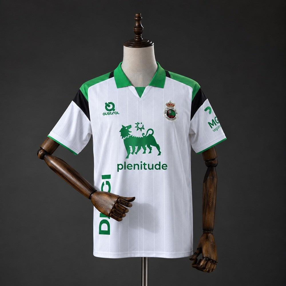 Camisa Racing Santander 26/27 - Torcedor Branca e Verde
