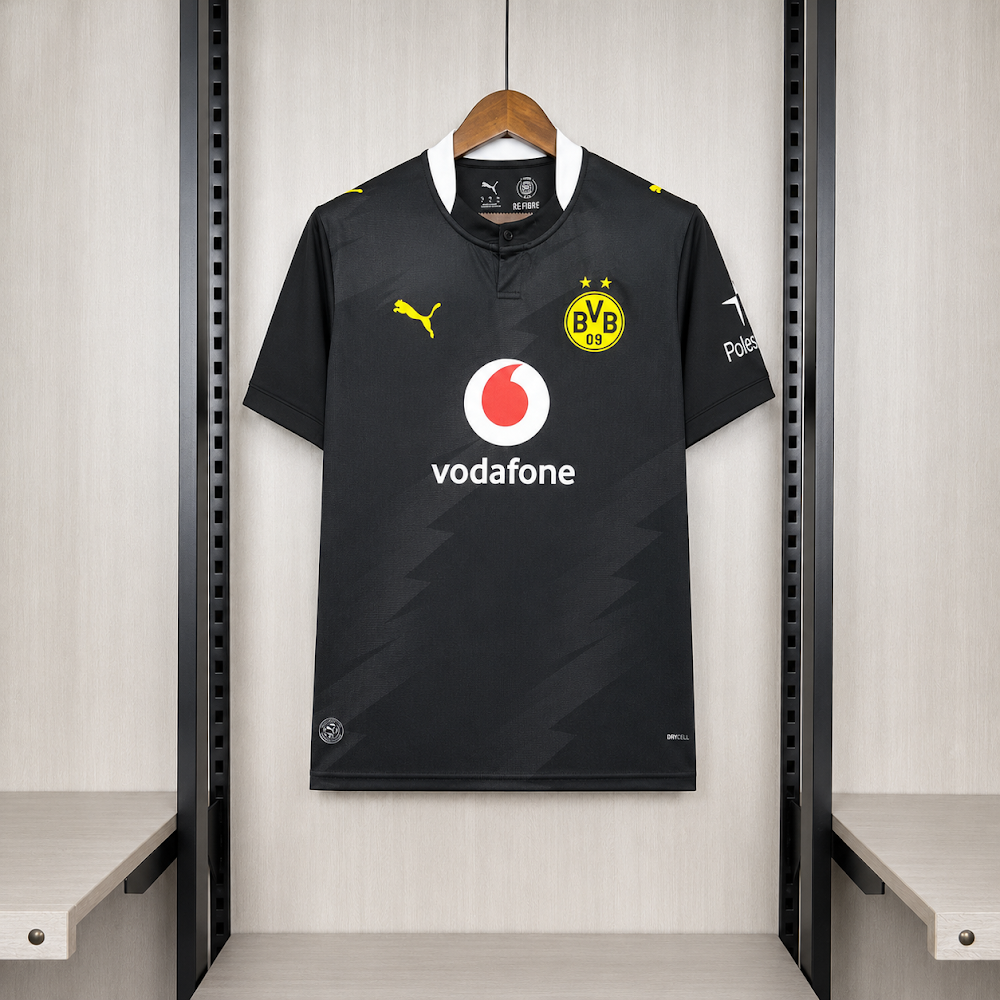 Camisa Borussia Dortmund 26/27 - Torcedor Preta