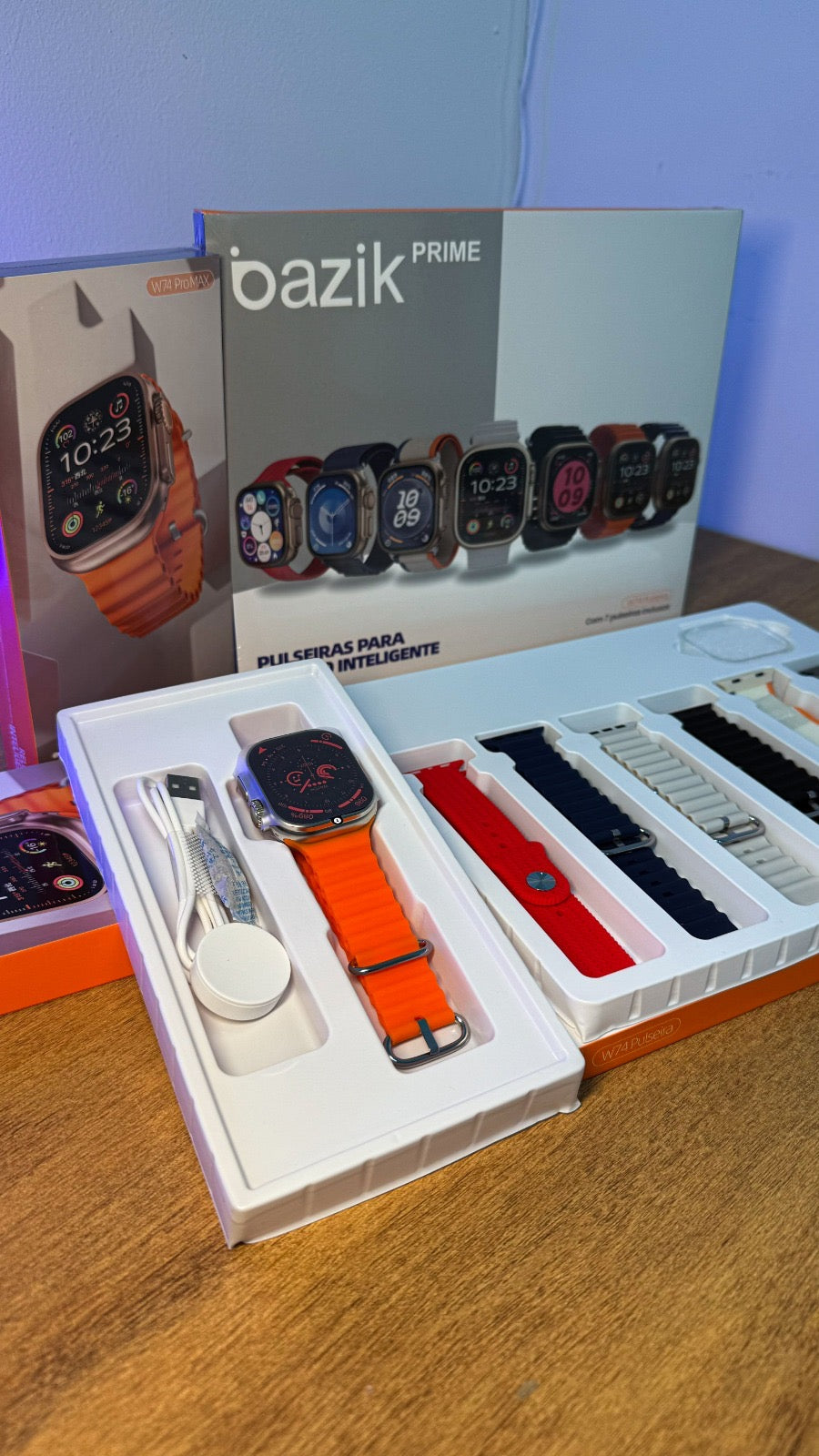 Smartwatch Series Ultra +7 Pulseiras
