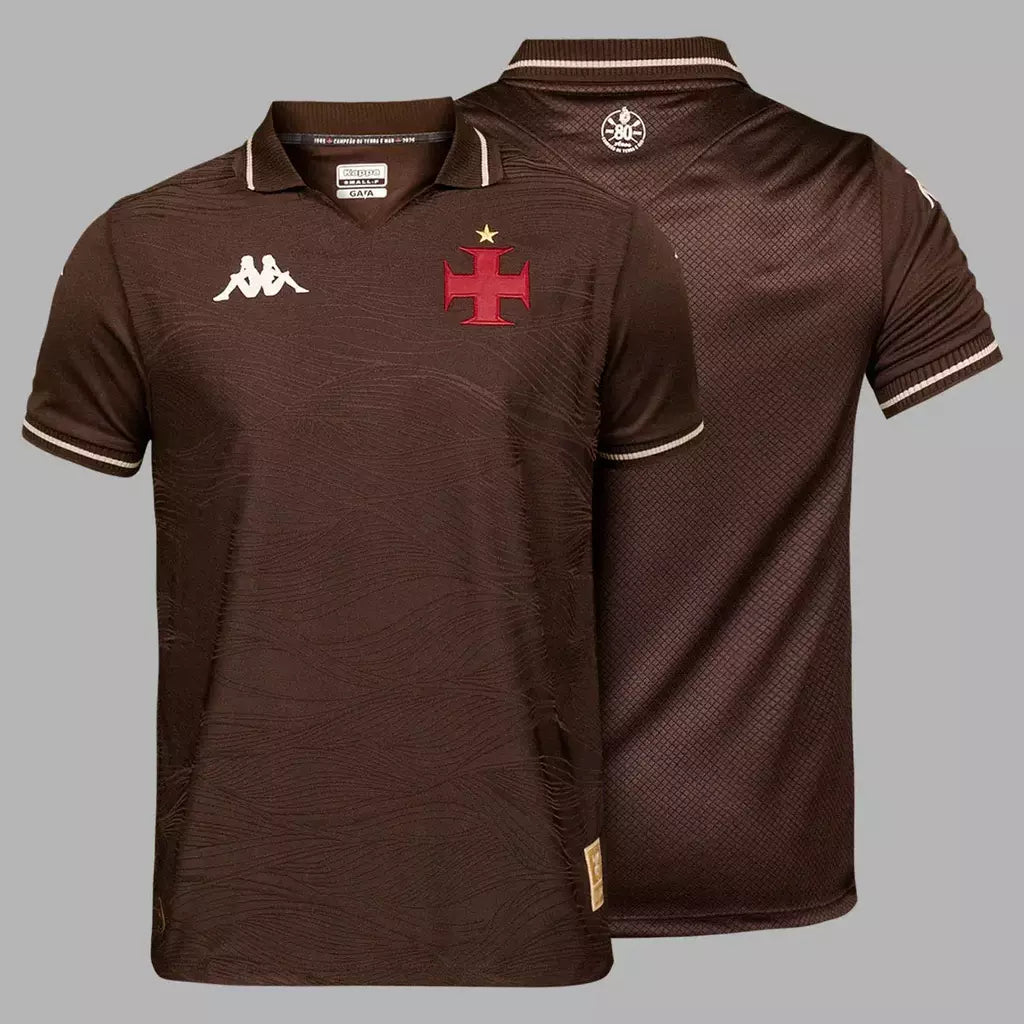 Camisa Vasco da Gama Third 25/26 - Torcedor Kappa Masculina