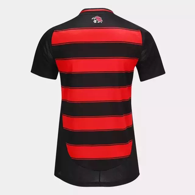 Camisa Mengão I 25/26 Torcedor Feminina - Vermelho e Preto