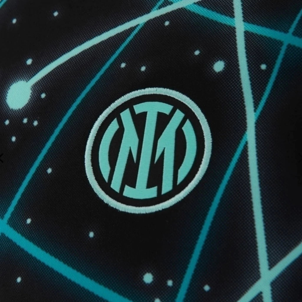 Camisa Inter de Milão Edição especial Mundial de Clubes Pré-jogo 25/26 - Torcedor Nike Masculina - Preta com detalhes em azul