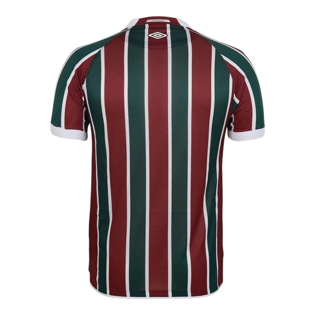 Camisa Fluminense I 25/26 - Torcedor Umbro Masculina - Vermelha e verde com detalhes em branco