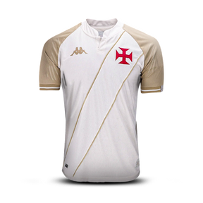 Camisa Vasco da Gama III Kombat 24/25 - Torcedor Kappa Masculina - Bege