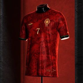 Camisa Portugal The Siu Cristiano Ronaldo 7 EURO 24/25 s/n° Torcedor Masculino - Vermelho