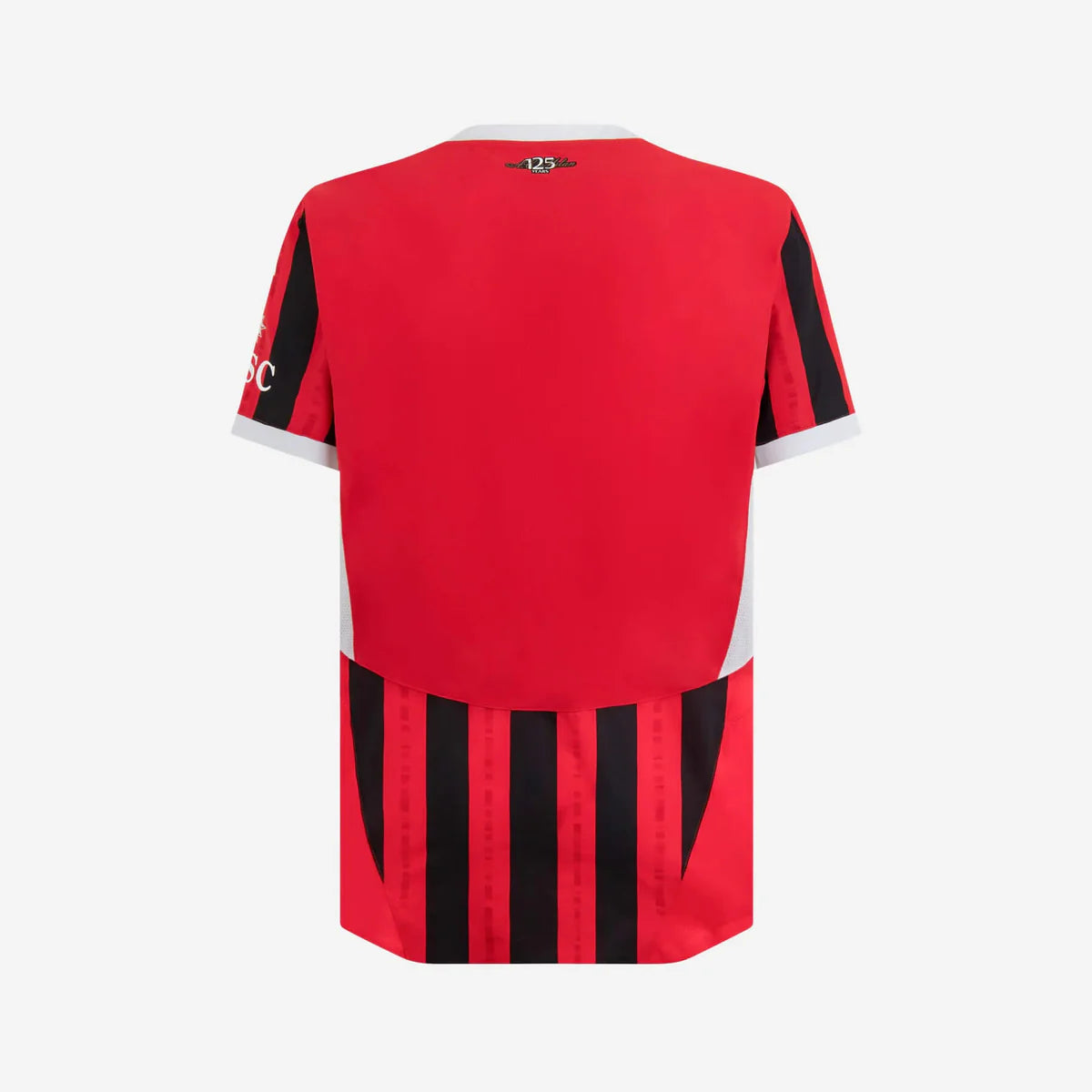 Camisa AC Milan Home 24/25 s/n° Torcedor Masculino - Preto e Vermelho