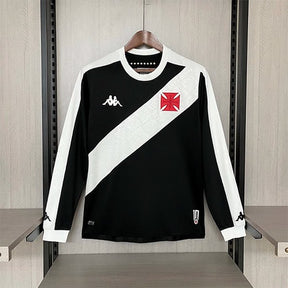 Camisa Vasco 2024/25 preta Kappa Manga Longa