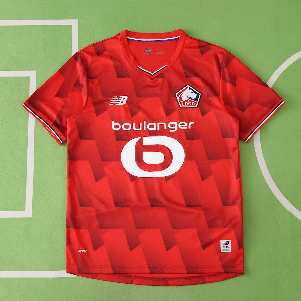 Camisa Lille 25/26 - Torcedor Vermelha