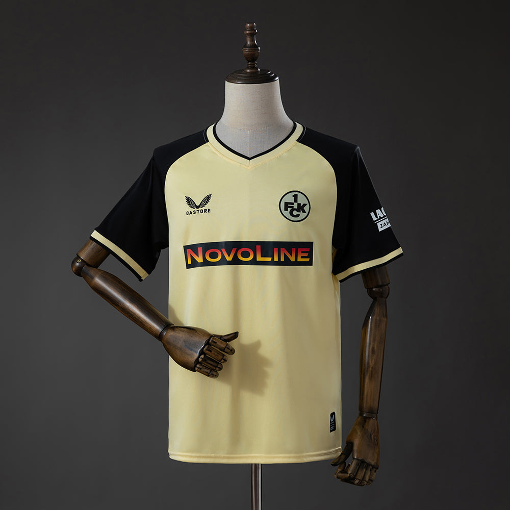 Camisa Kaiserslautern 26/27 - Torcedor Bege e Preta