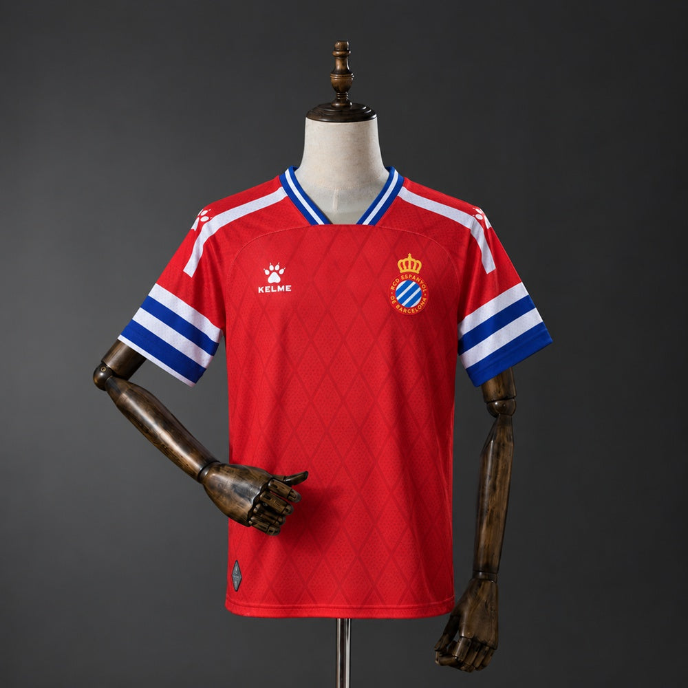 Camisa Espanhol 26/27 - Torcedor Vermelha e Azul Listrada