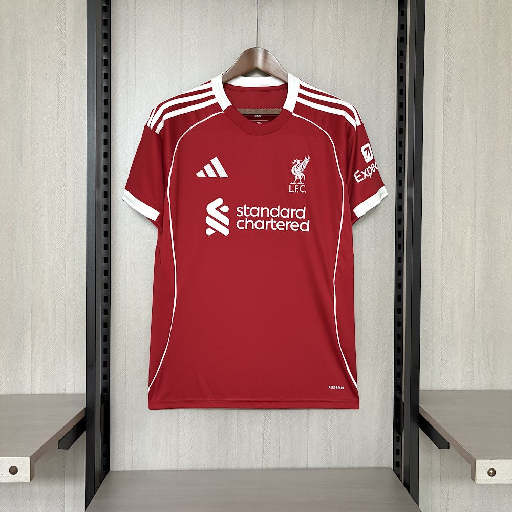 Camisa Liverpool 25/26 - Torcedor Vermelha