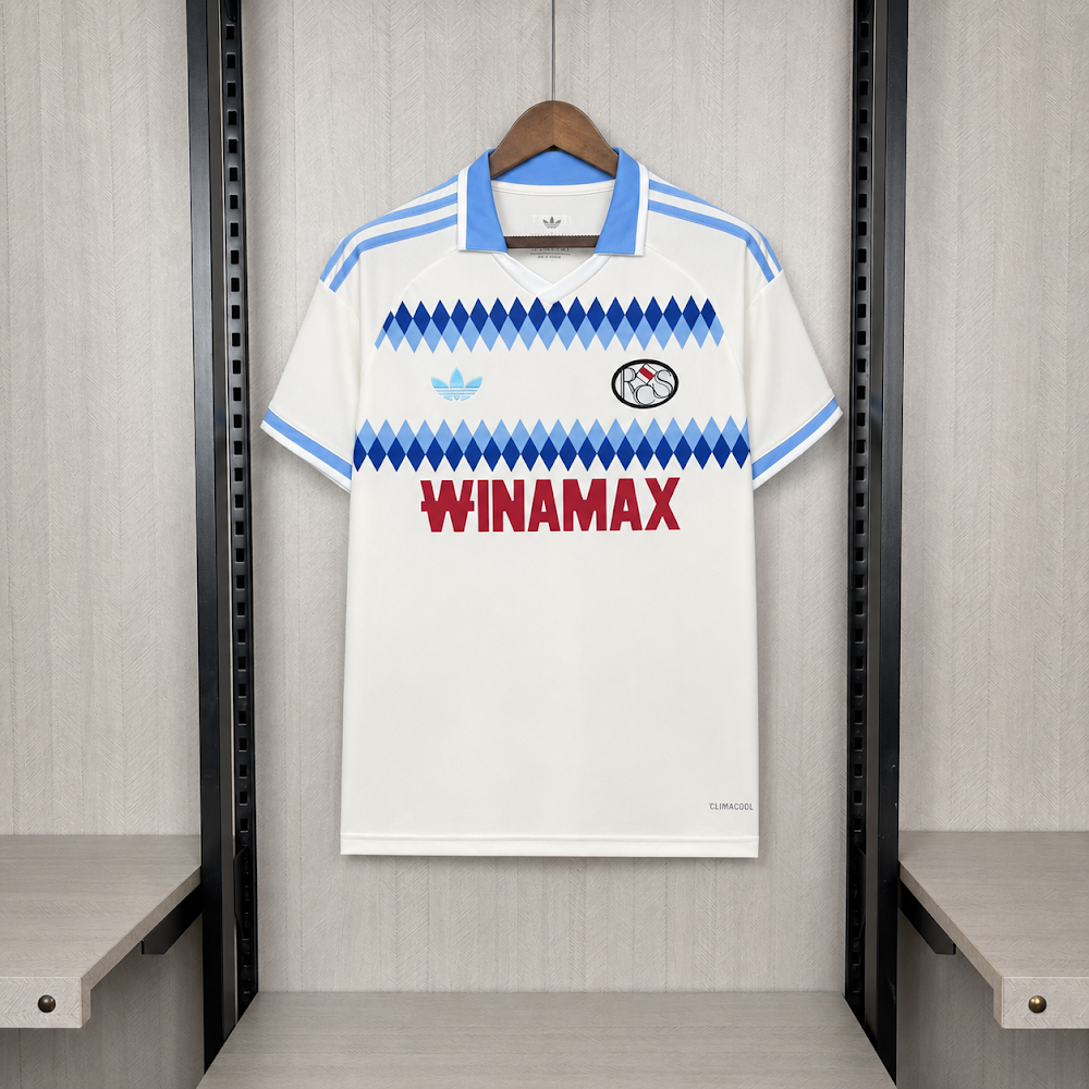 Camisa Strasbourg 26/27 - Torcedor Branca com Detalhes Azuis
