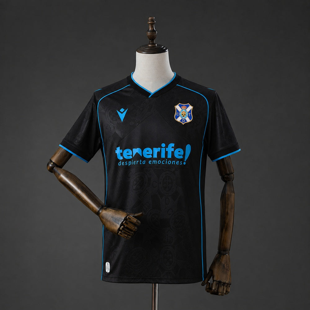 Camisa Tenerife 26/27 - Torcedor Preta