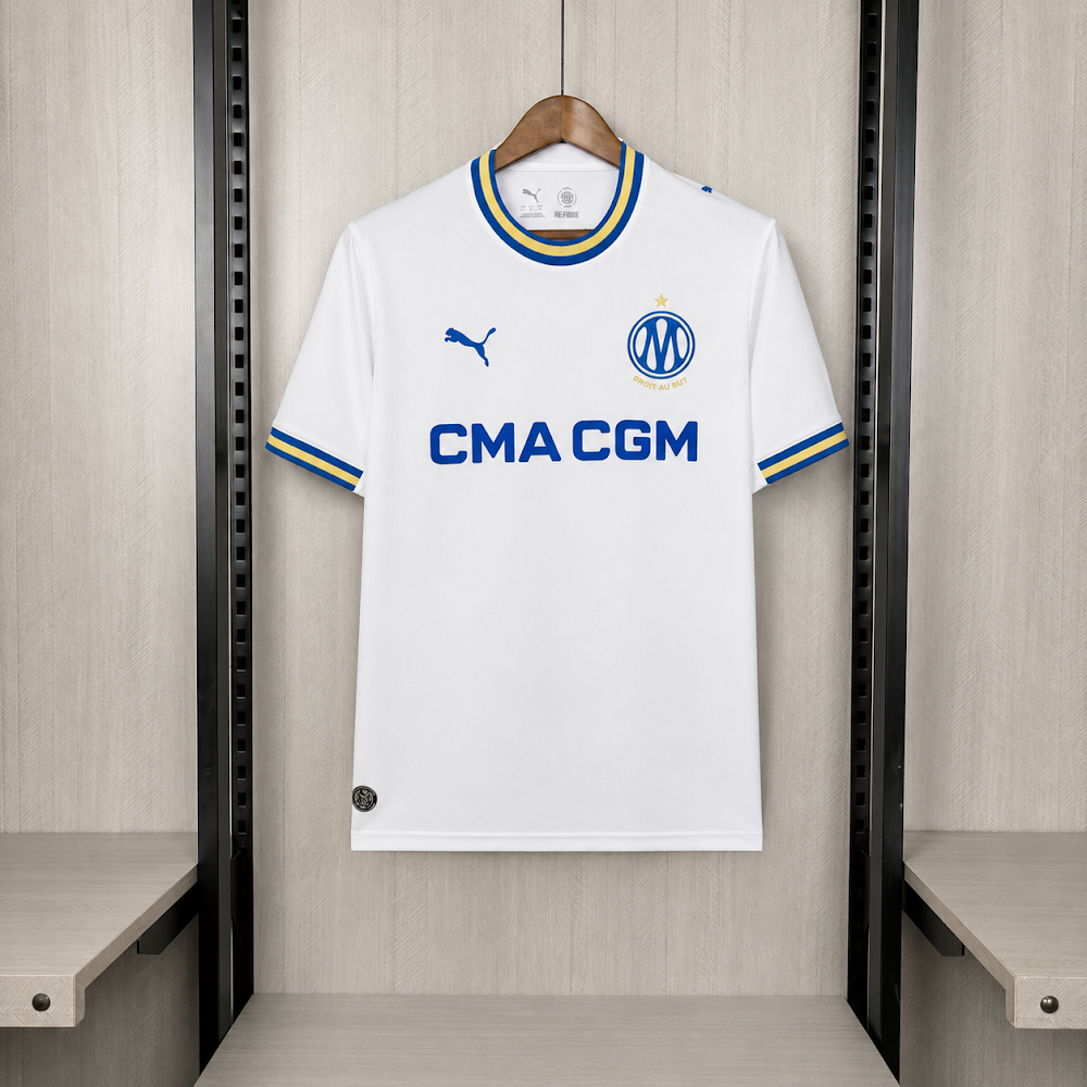 Camisa Olympique de Marselle 26/27 - Torcedor Branca