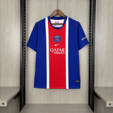 Camisa PSG 26/27 - Torcedor Azul e Vermelha Listrada