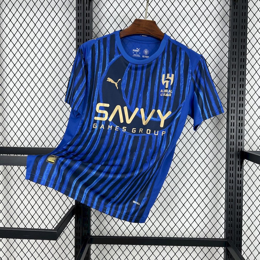 Camisa Al Hillal 25/26 - Torcedor Azul Listrada