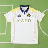Camisa Al Nassr 25/26 - Torcedor Branca e Dourada