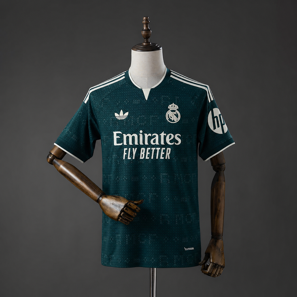 Camisa Real Madrid 26/27 - Torcedor Verde Escura
