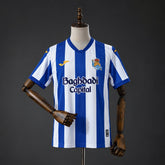 Camisa Real Sociedad 26/27 - Torcedor Azul e Branca Listrada