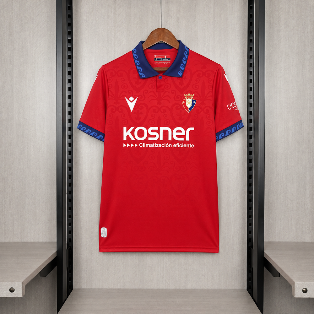 Camisa Osasuna 26/27 - Torcedor Vermelha